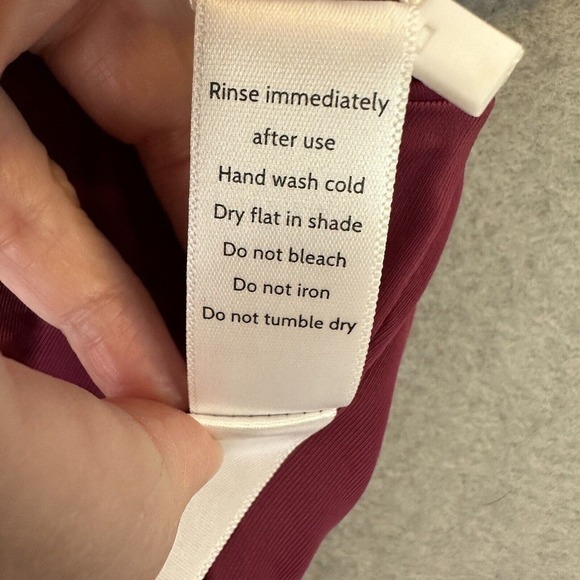 Andie Swimwear The Canary Tank Top Women Sz S Underwire Support Adjustable Comfy - Picture 9 of 10